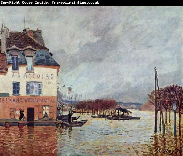 Alfred Sisley Flood at Port Marly,
